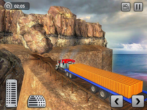 Bergauf Gold Transporter LKW fahren screenshot 11