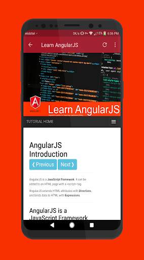 w3school web Tutorials - Learn Angular/html5/php screenshot 5
