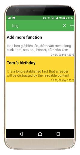 Notepad for Android Free screenshot 3