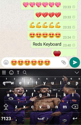 Reds Liverpool Keyboard Emoji 2021 screenshot 4