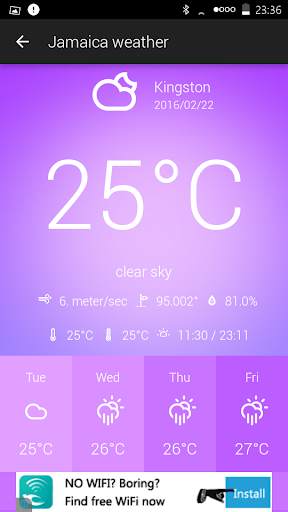 Jamaica Weather screenshot 3