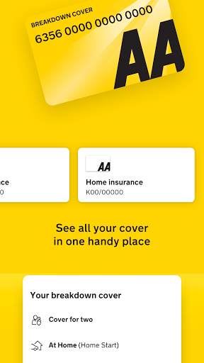 The AA membership & breakdown reporting app screenshot 2