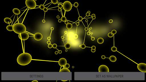 Particle Molecules 3D Live Wallpaper screenshot 13