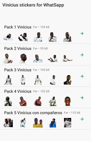 Stickers de Vinícius para Whatsapp - WAStickerApps screenshot 4
