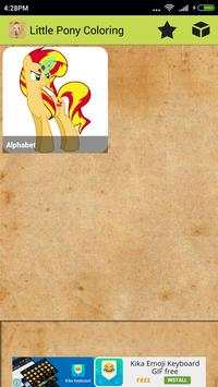 Little Pony Coloring screenshot 3