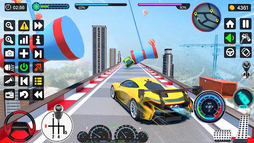 Mega Ramp Car Stunts Crazy Car screenshot 6