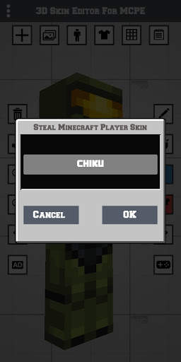 3D Skin Editor for Minecraft MCPE screenshot 8