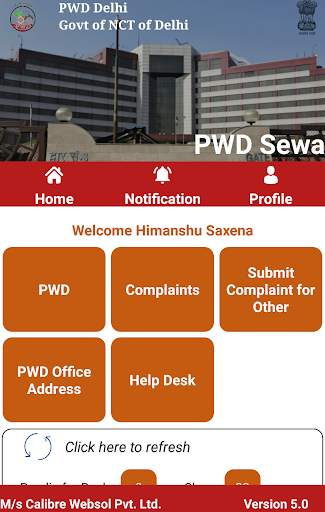 PWD SEWA : The Official App screenshot 1