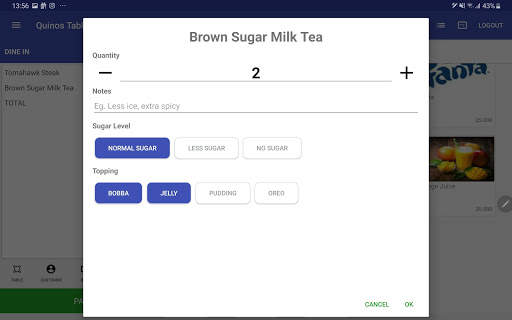 Quinos TAB Point of Sales screenshot 11