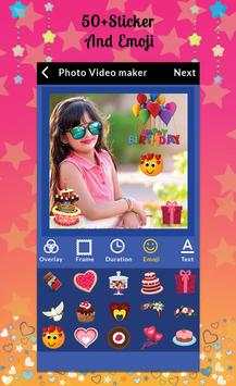Happy Birthday Photo Video Maker screenshot 3