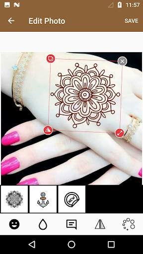 Mehndi Design Photo Editor screenshot 4