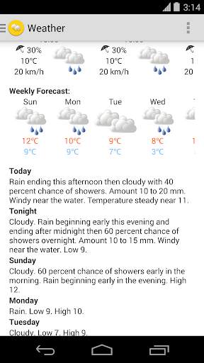 Weather Canada screenshot 2