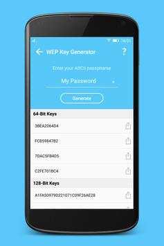 WiFi Utilities – WEP Key Gen screenshot 3