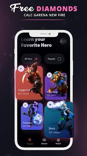 Free Diamonds Calc Garena New Fire screenshot 1