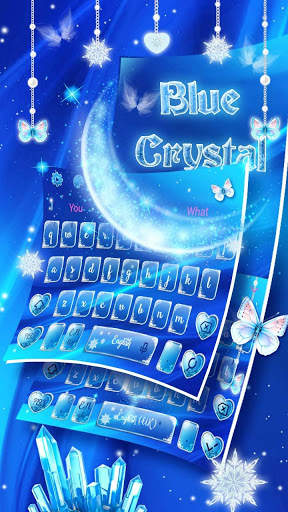 Blue Crystal Keyboard screenshot 2