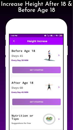 Height Increase Exercise - Workout height increase screenshot 3