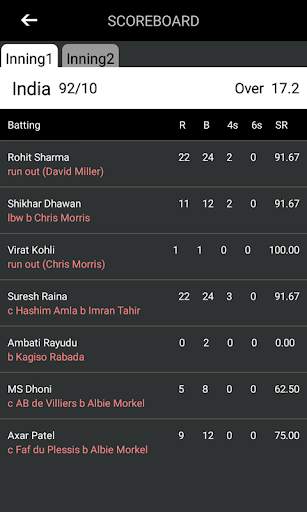 Cricket Live Score screenshot 3