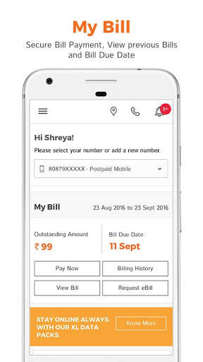 My Tata Docomo- Recharge, Bill screenshot 7