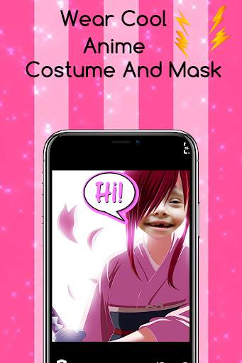 Anime Manga Face Photo Editor : Cosplay Costume screenshot 2