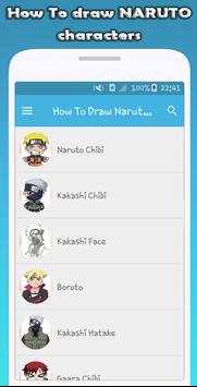 How To Draw Naruto Characters screenshot 1