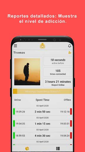 Rastreador de WhatsApp: Análisis de uso screenshot 2