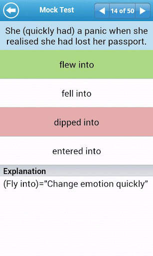 Phrasal Verbs Lite screenshot 7