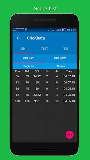 CricKhata - Cricket score saving app screenshot 3