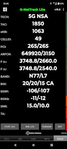 G-NetTrack Lite screenshot 5
