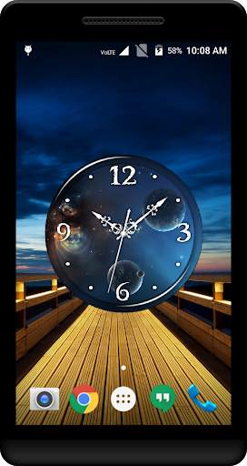 Planets Clock Live Wallpaper screenshot 2