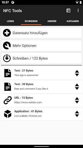 NFC Tools screenshot 3