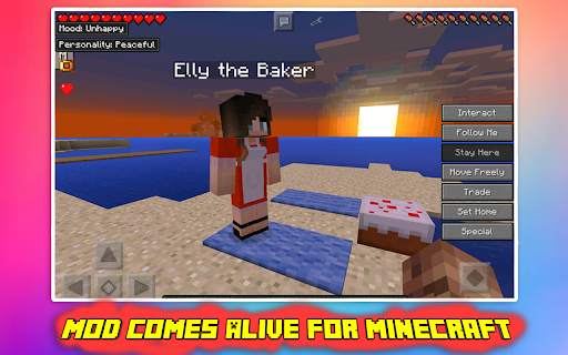 Mod Comes Alive for Minecraft 2021 screenshot 2