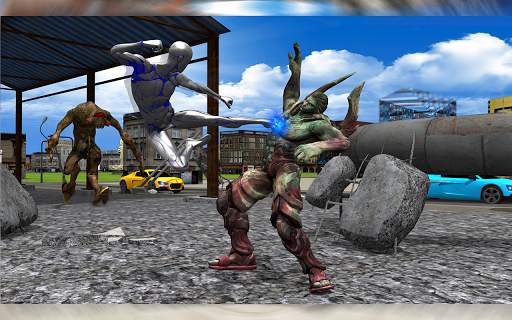 Silver Hero Fighter: Superhero Games screenshot 9