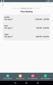 Meeting Planner 15 تصوير الشاشة