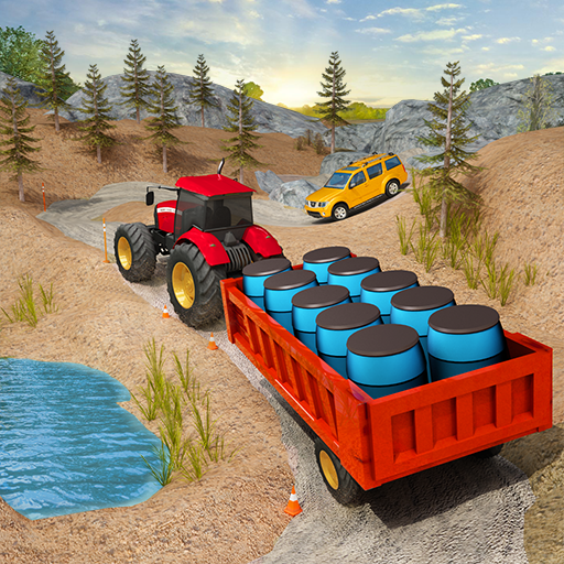 Farming Tractor Cargo Sim- Mountain Jeep Driver icon