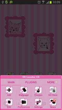 Pink Kitties for GO Launcher screenshot 7