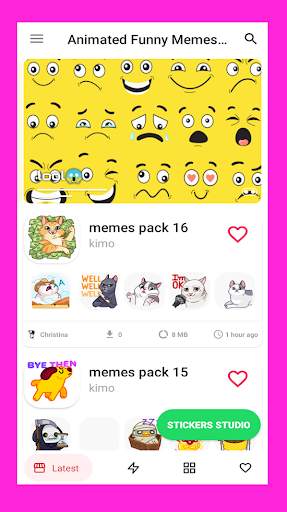 😎Funny Animated memes Stickers for WhatsApp☃ screenshot 3