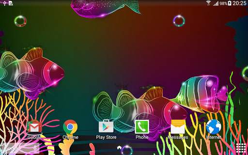 Neon Fish Live Wallpaper screenshot 5