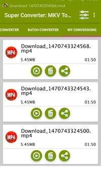 Super Converter : MKV To MP4 screenshot 4