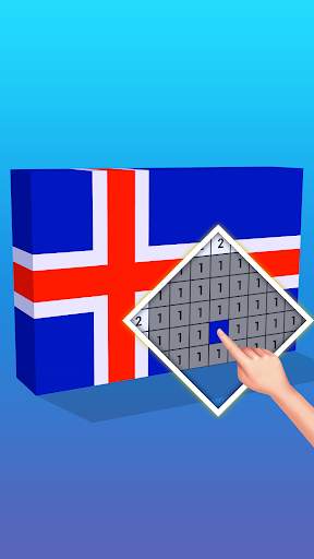 Flags Voxel Color by Number 3D screenshot 6