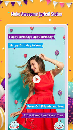 Birthday Lyrical Video Maker screenshot 5