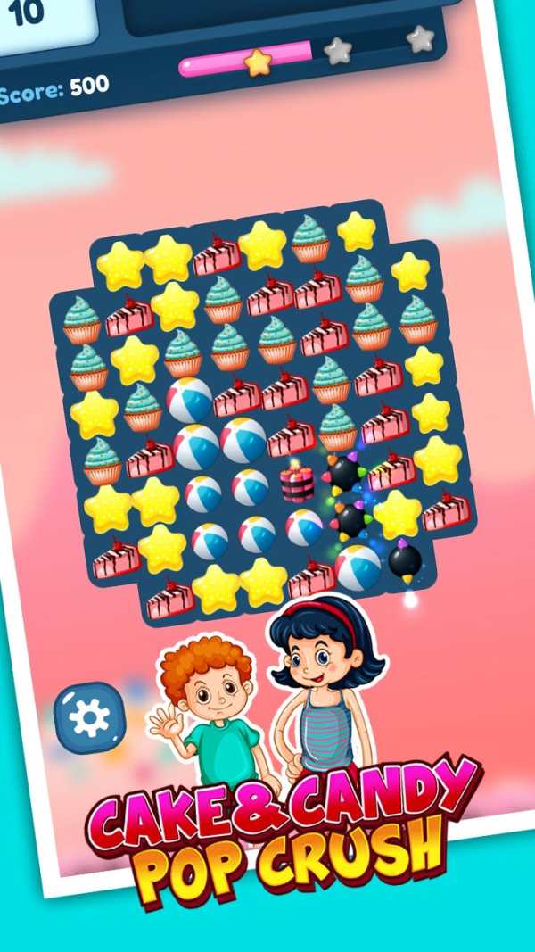 Cake Candy Pop Crush : Match Puzzle Game screenshot 1