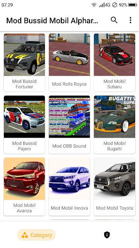 Mod Bussid Mobil Alphard Ceper screenshot 6