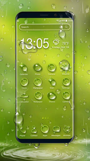 Waterdrop launcher theme &wallpaper screenshot 2