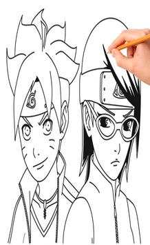 How To Draw Naruto  step by Step screenshot 1