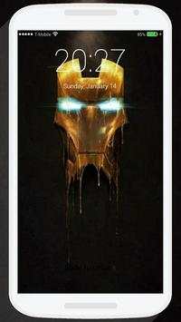 Iron Superhero Lock Screen screenshot 2