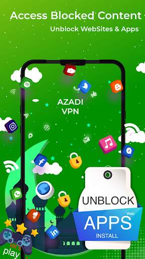 Azadi VPN - Free, Fast & Secure VPN Proxy screenshot 4