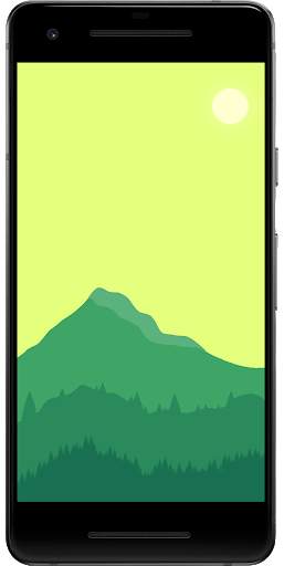 2D Mountain Landscape - Live Wallpapers screenshot 6