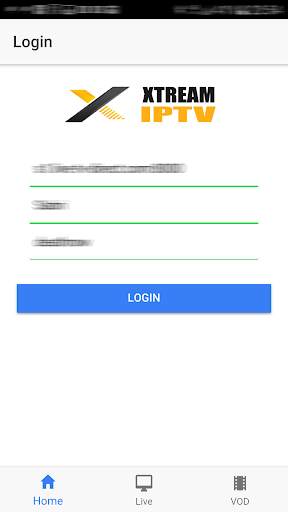 Xtream IPTV Player screenshot 1