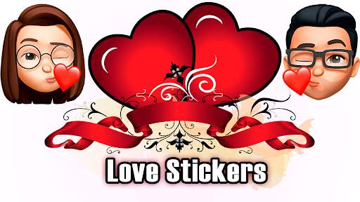Love Sticker Memojis for WhatsApp - WAStickerApps screenshot 1