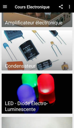 Cours Electronique 3 تصوير الشاشة